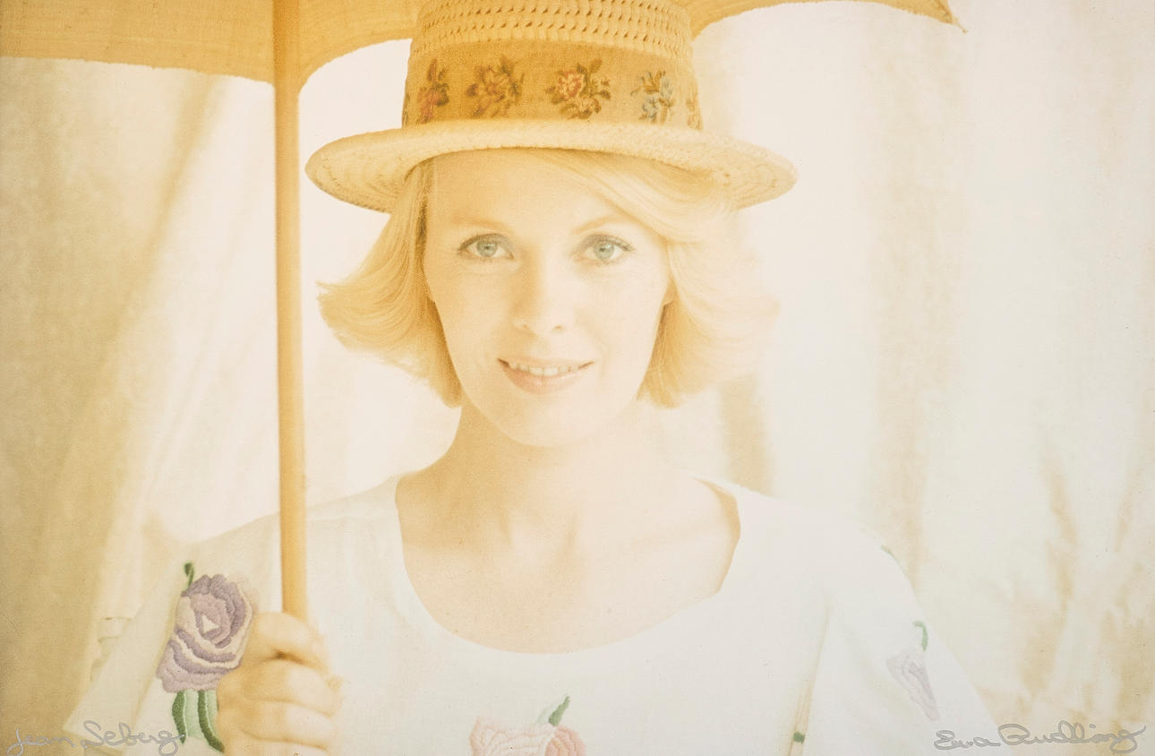 EWA RUDLING. Fotografisk bild. Jean Seberg, C-print, Signerad