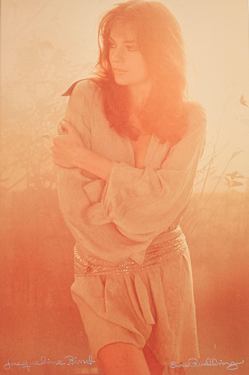 EWA RUDLING. Fotografisk bild. Jaqueline Bisset, C-print, Signerad