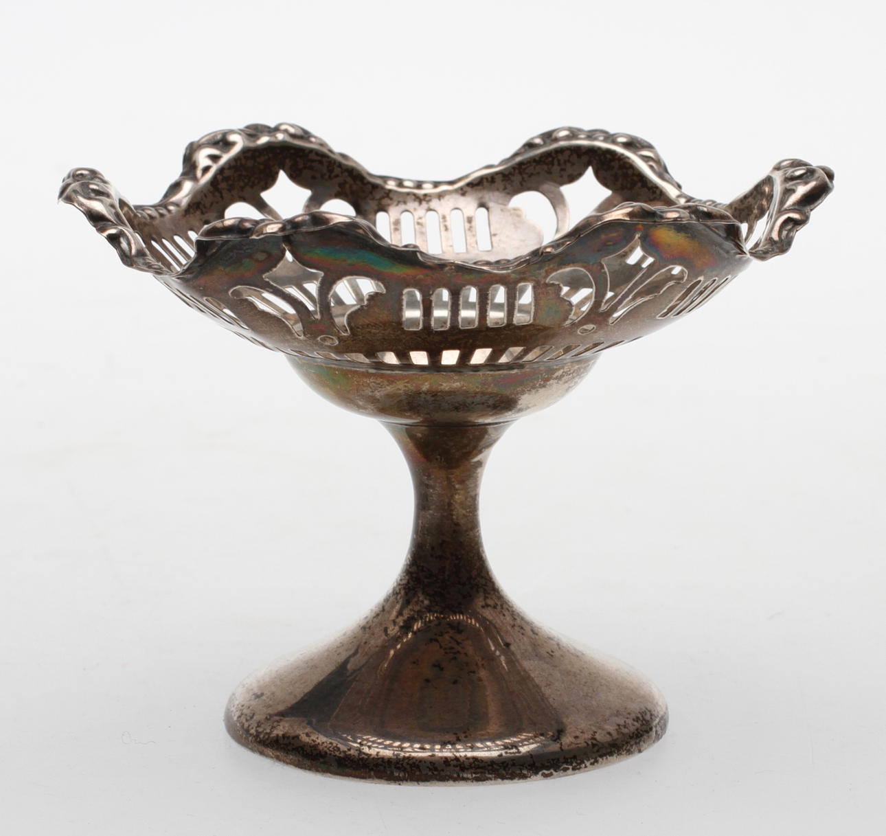 GALLERSKÅL PÅ FOT, silver, Blanckensee & Sons Ltd, Chester, England.