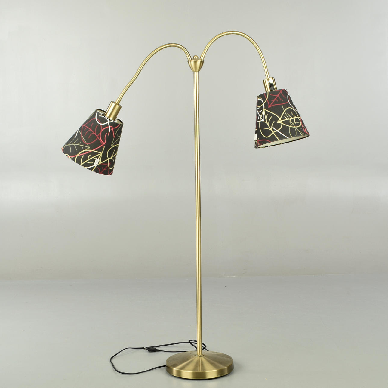 FLOOR LAMP, Aneta, brass, model 19234.