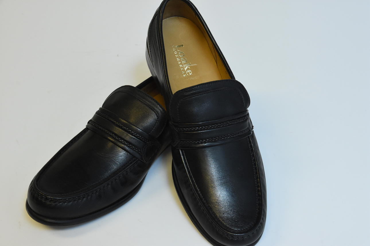 HERRSKOR, skinn Loake.