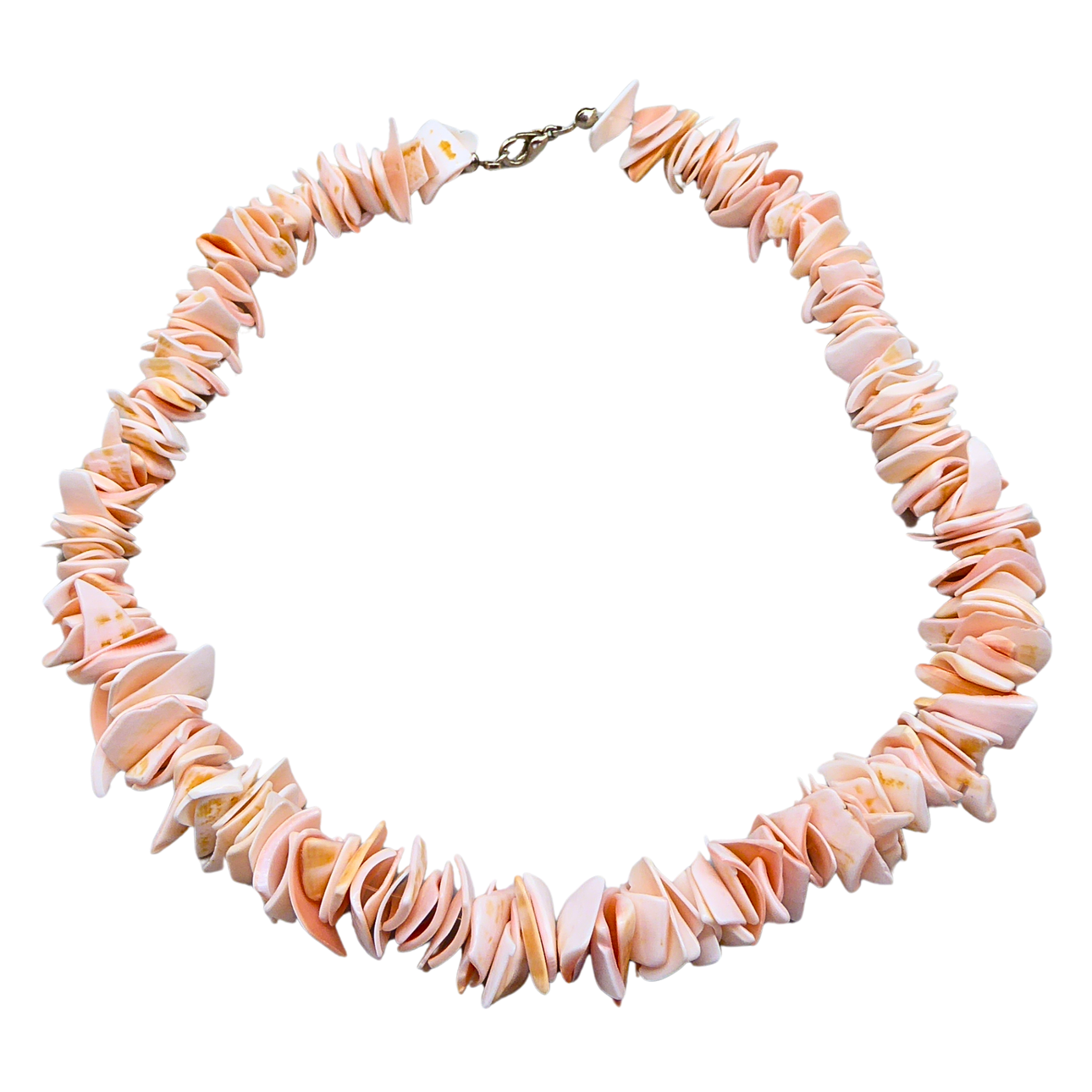 PINK SHELL NECKLACE.