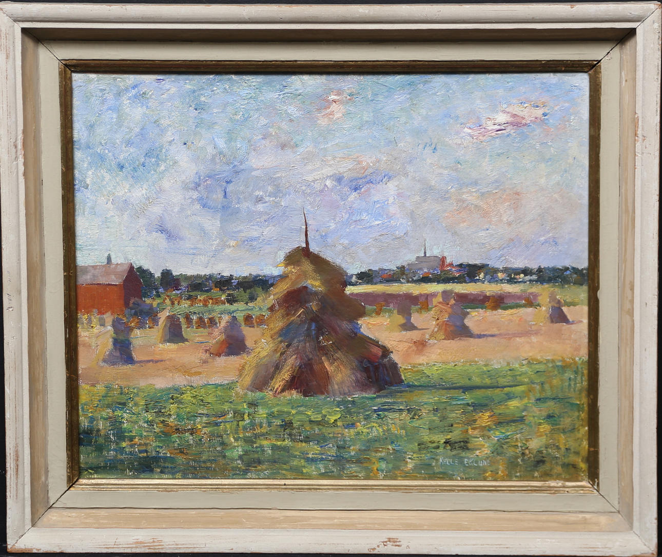 KALLE EKLUND. Oil on panel, signed.