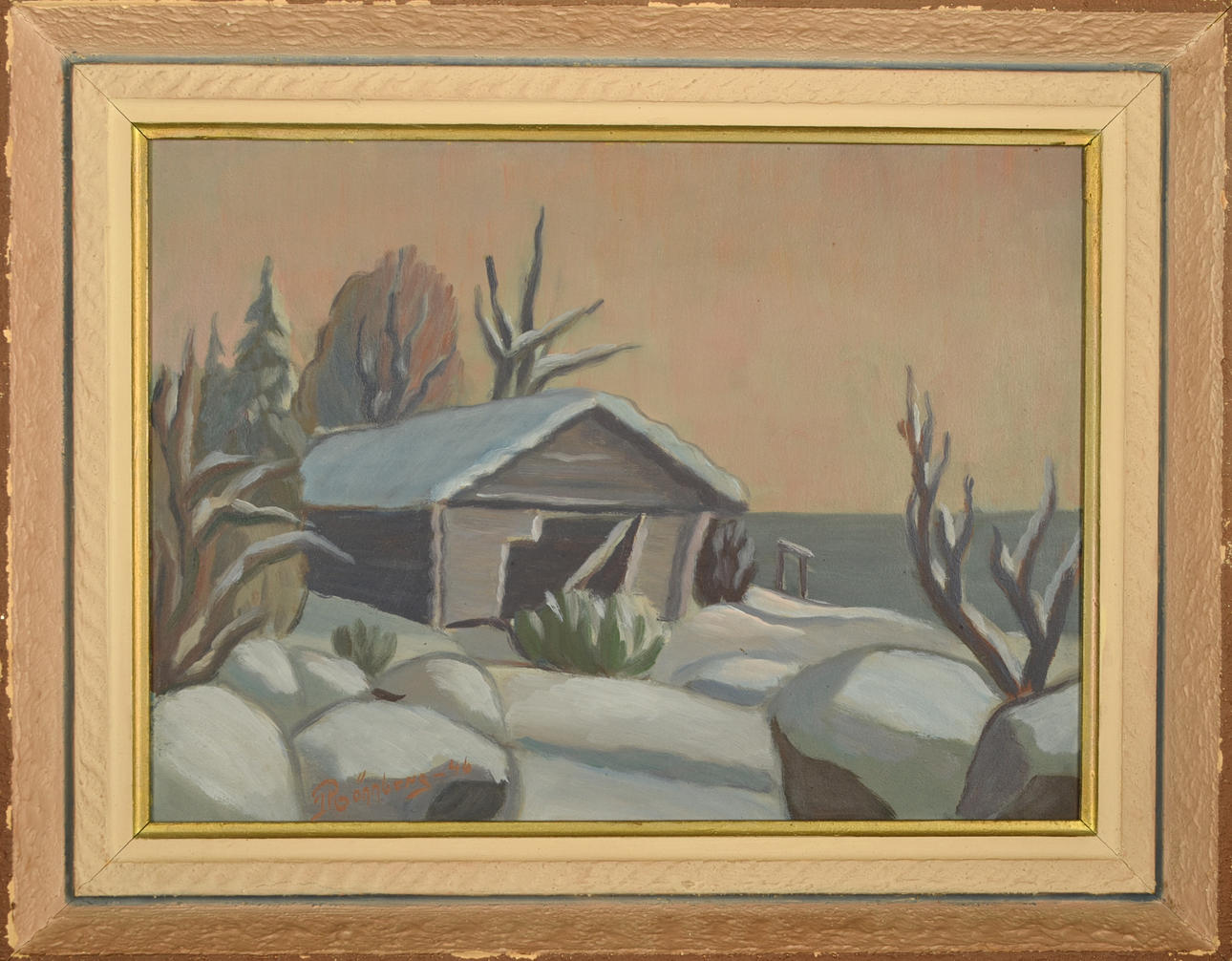 IVAR RÖNNBERG. Oil on panel, signed, dated 1946.