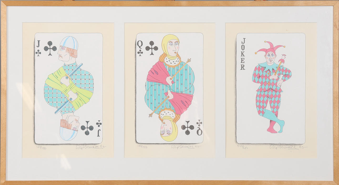 SIGVARD BERNADOTTE. LITHOGRAPHS, 3 pcs, signed and numbered.