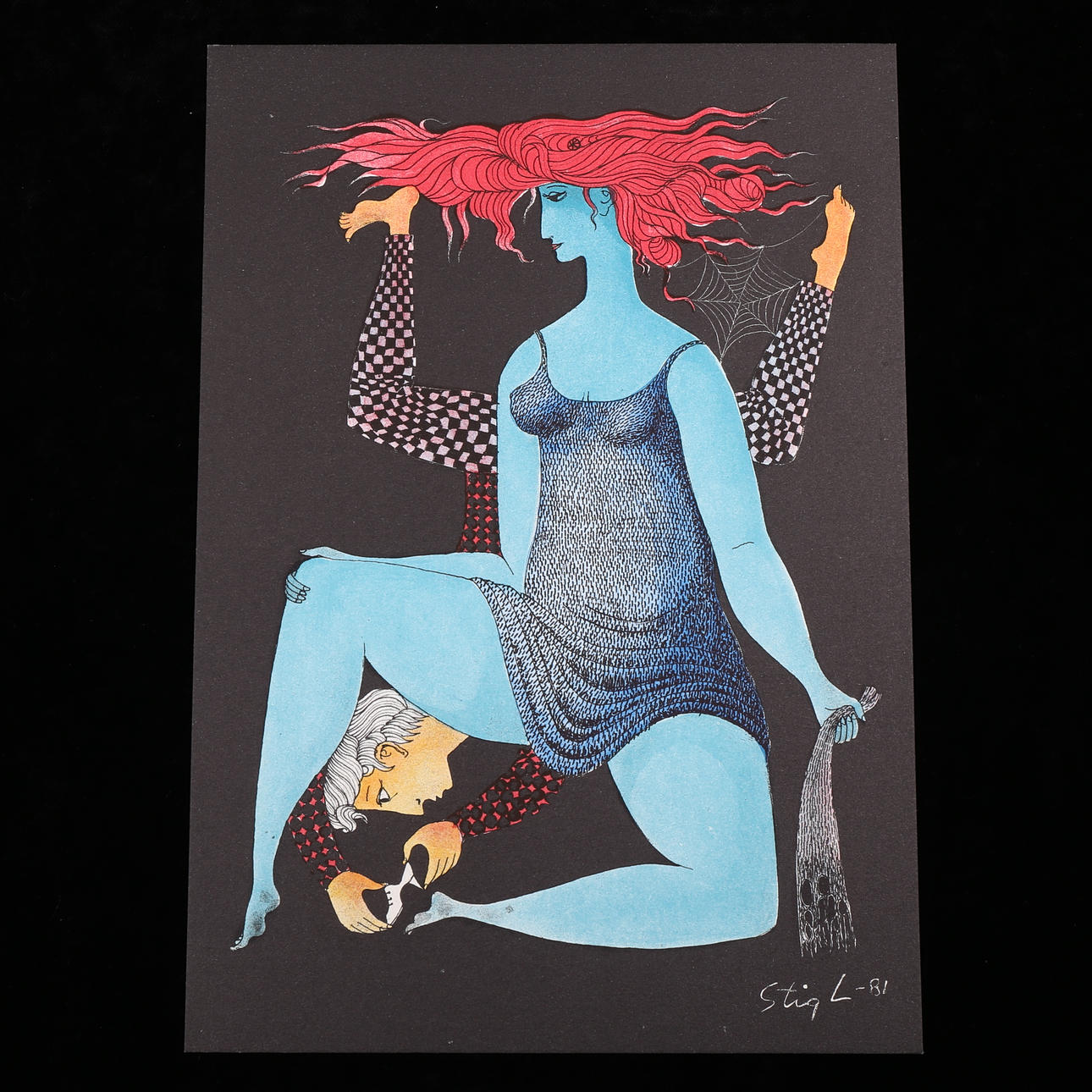 STIG LINDBERG. "Cinderella", print.