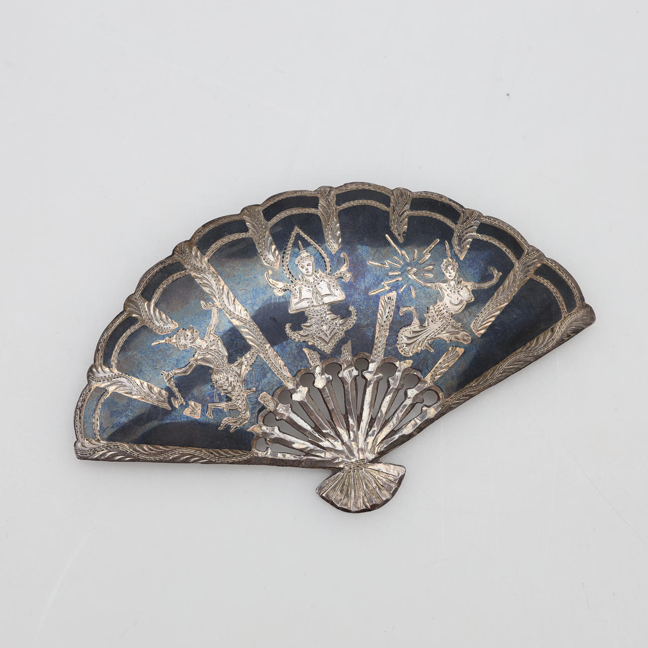 BROOCH/PENDANT silver, weight approx. 14.8 grams.