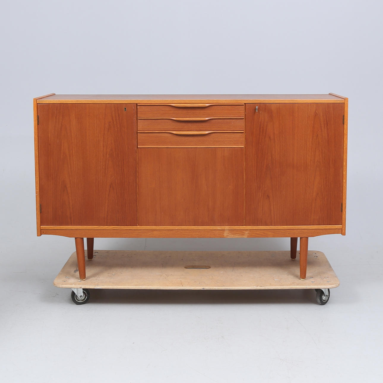 Sideboard, teak veneer, 1960s.