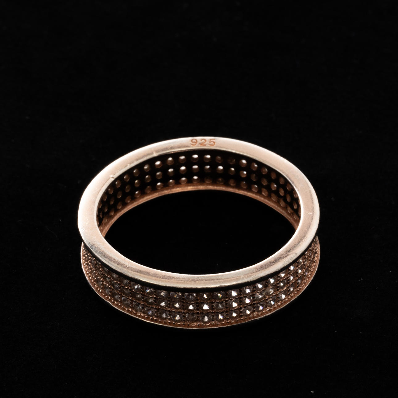 RING, Sterling silver, cubic zirconia.