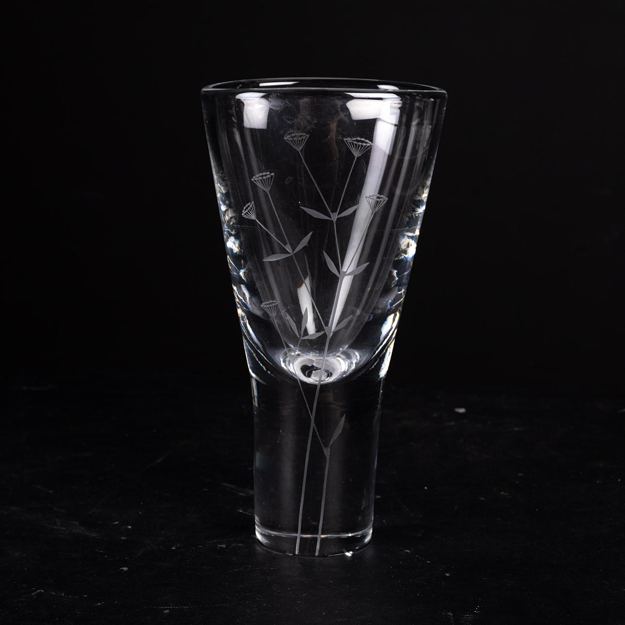SVEN PALMQVIST. Vase, Orrefors, signed.