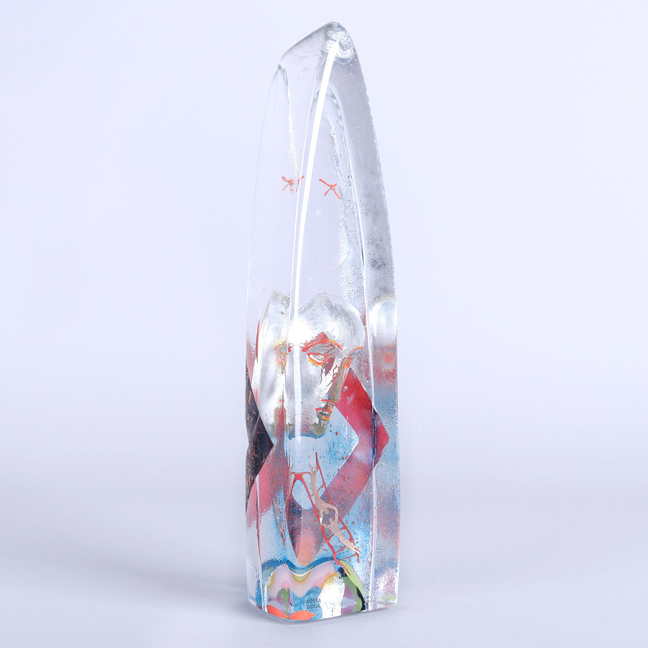 BERTIL VALLIEN. “Vertical Journey BV AC-20”, skulptur, Kosta Boda Artist Collection, 2020.