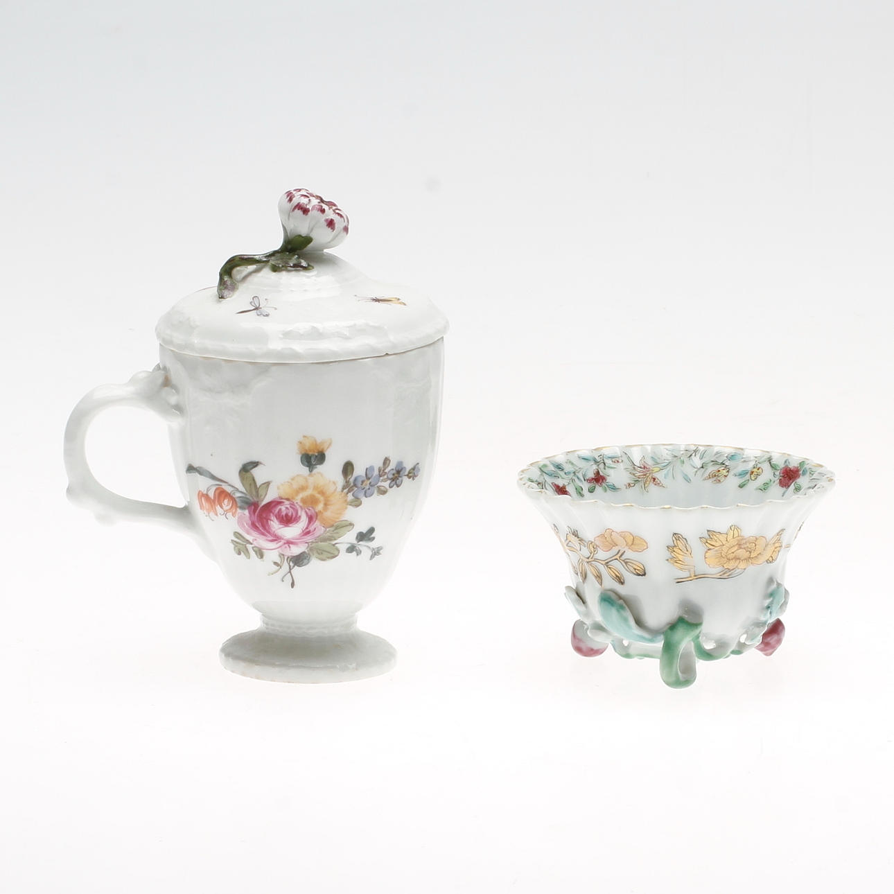 CREMEKOPP, KMP Berlin och SKÅL, porslin, 1900-tal.