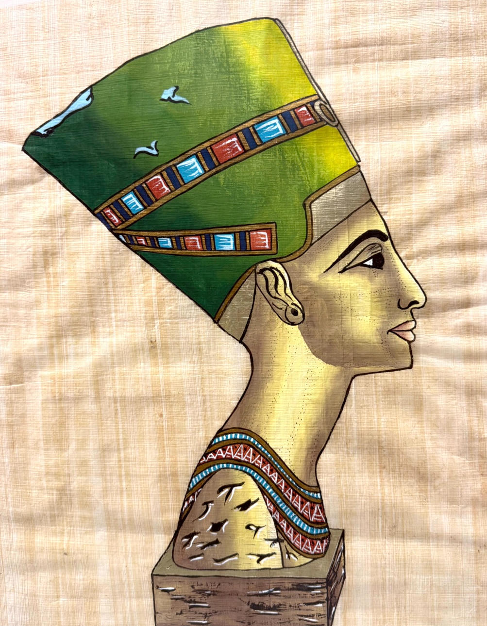 Nefertiti papyrustavla 1900 tal