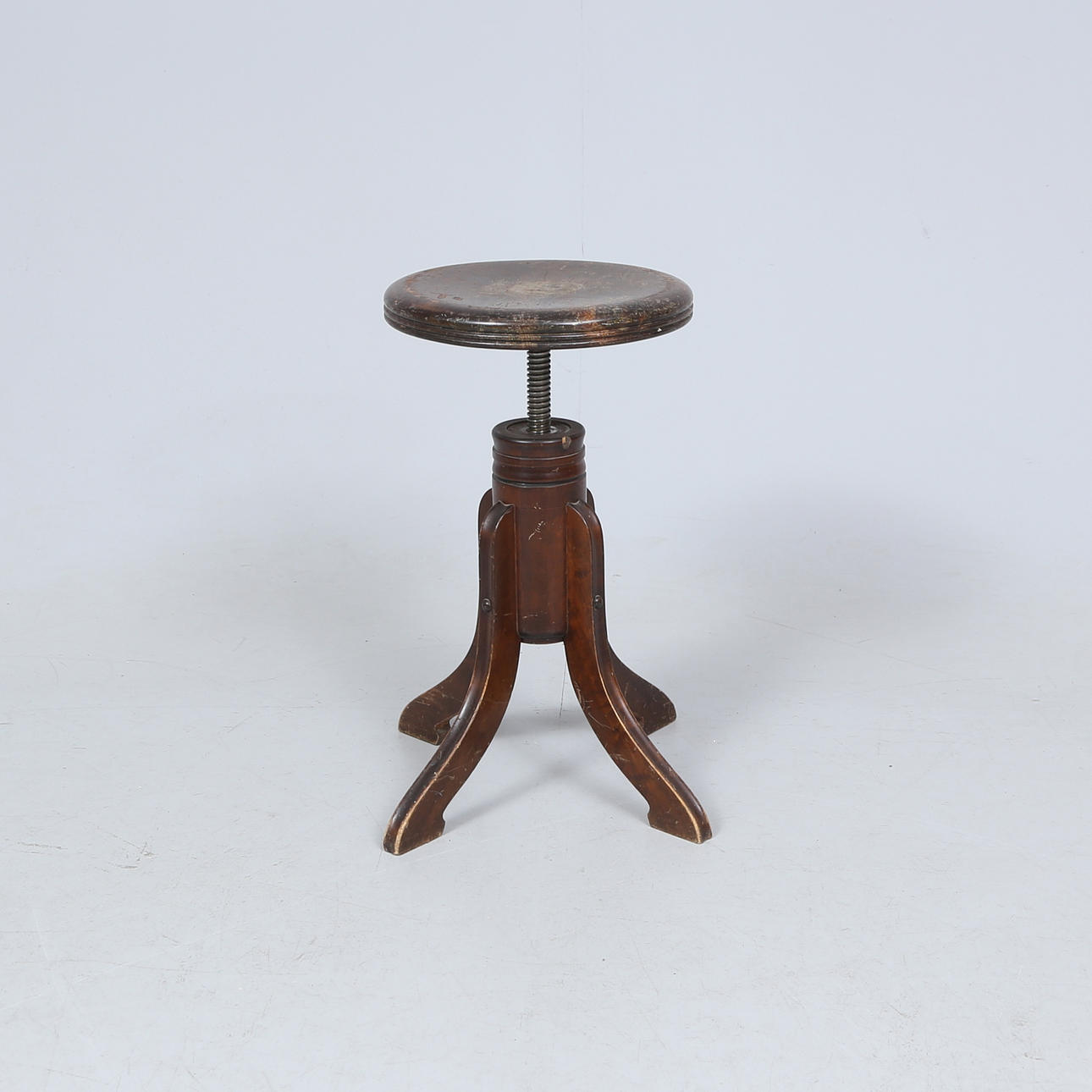ORGAN STOOL, swivel model, circa 1900.