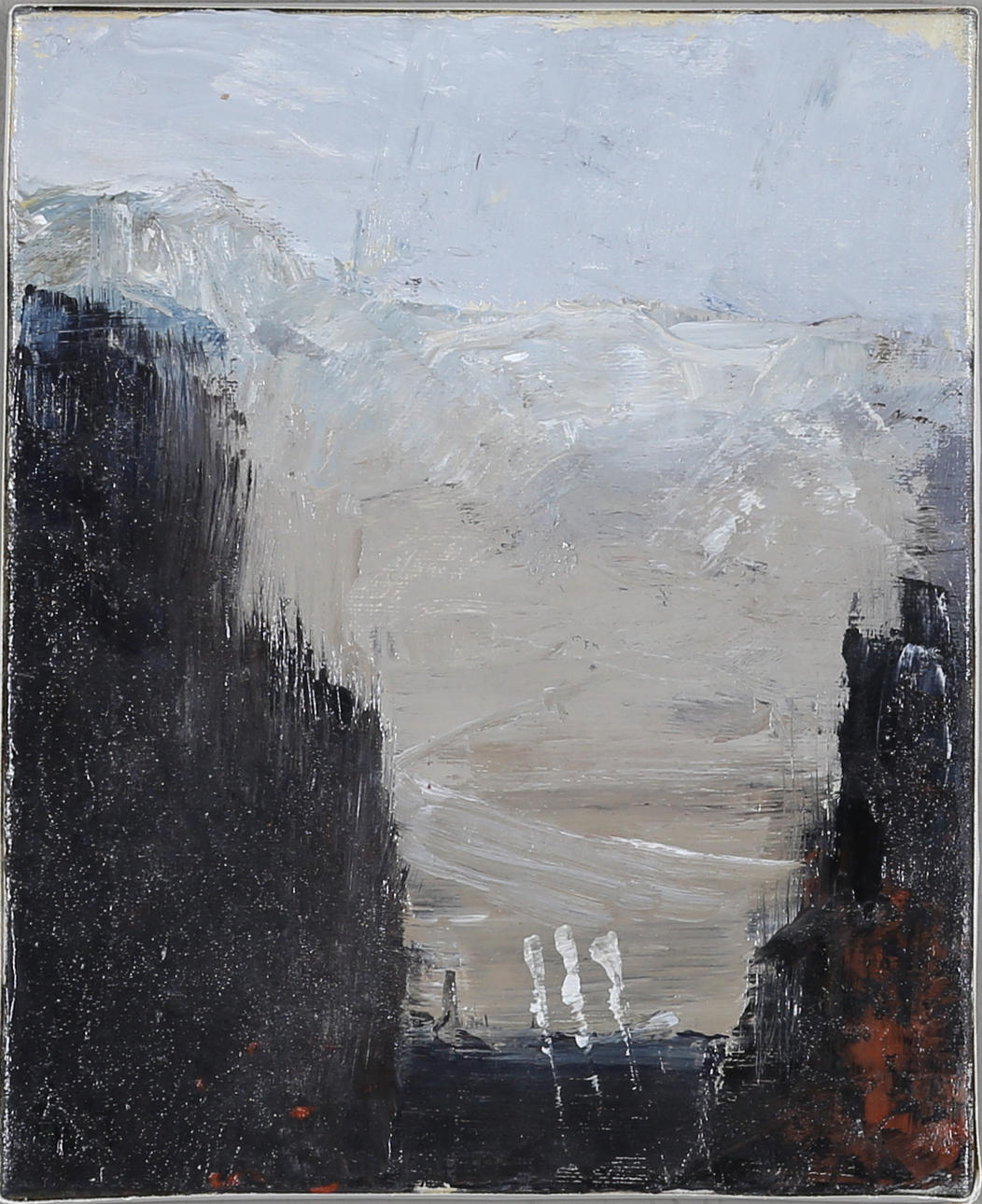 CARINA MOBERG-EYRE. olja på duk, signerad à tergo.