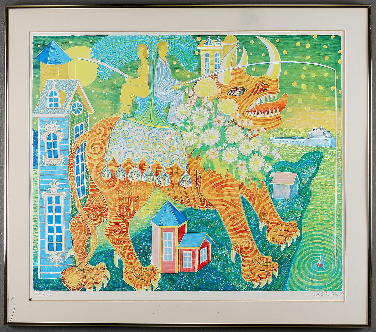 MÅRTEN ANDERSSON. Färglitografi, signerad och numrerad 22/600.