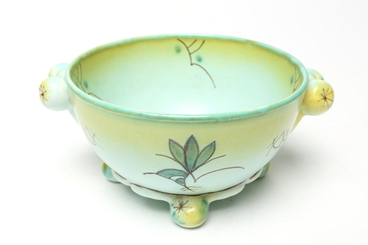 BOWL, faience, Egersund, Norway.