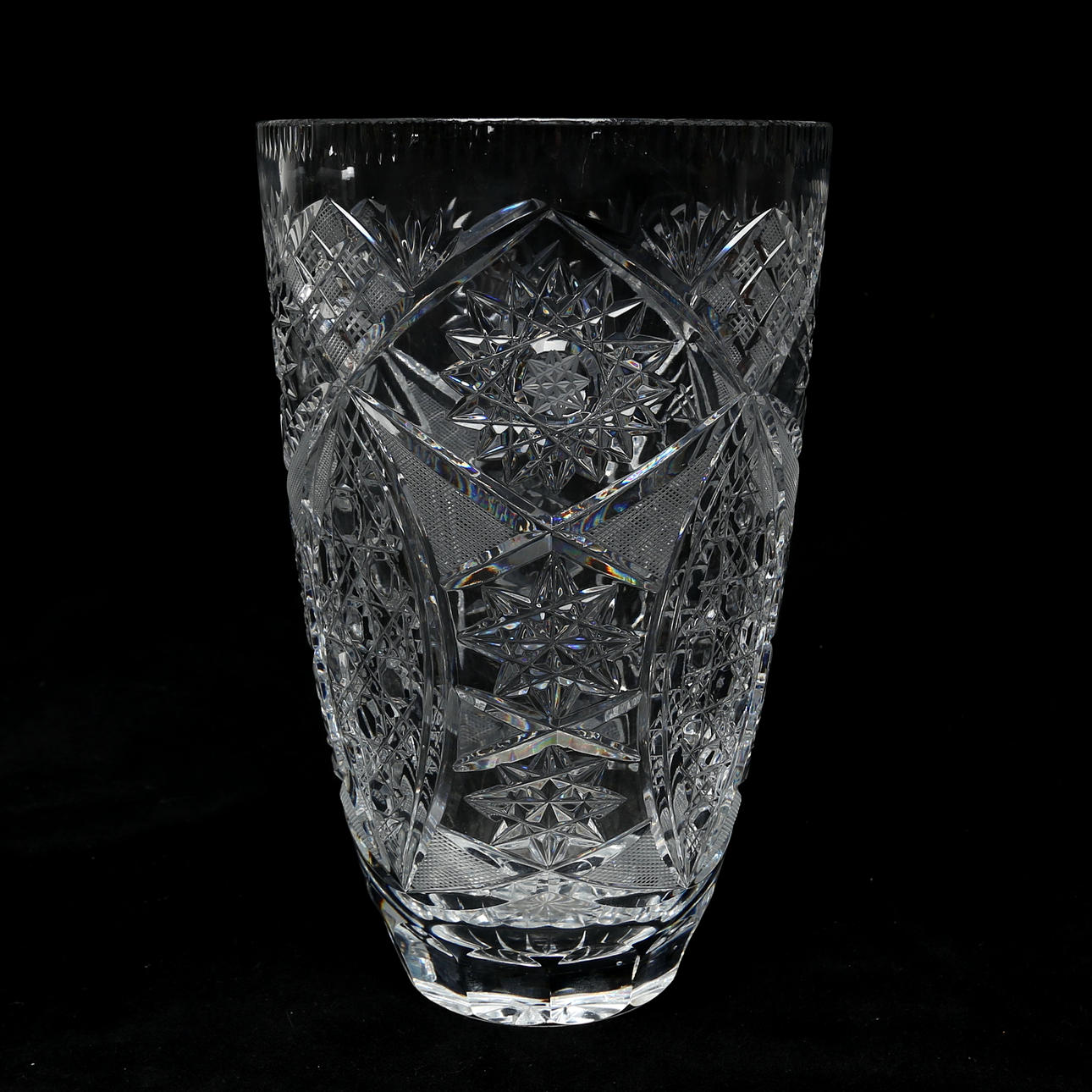 VASE, cut decoration.