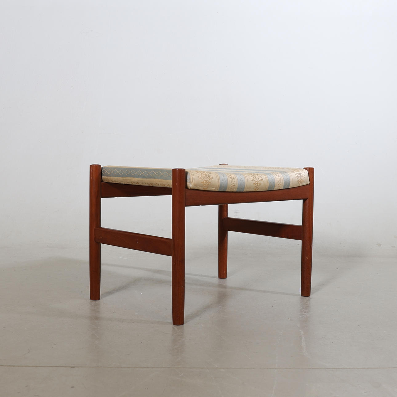 STOOL, teak, Spøttrup Møbelfabrik, Denmark, 1960s.