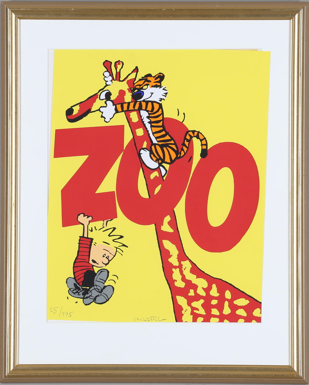 OVE VAKSBERG. Färglitografi, signerad.