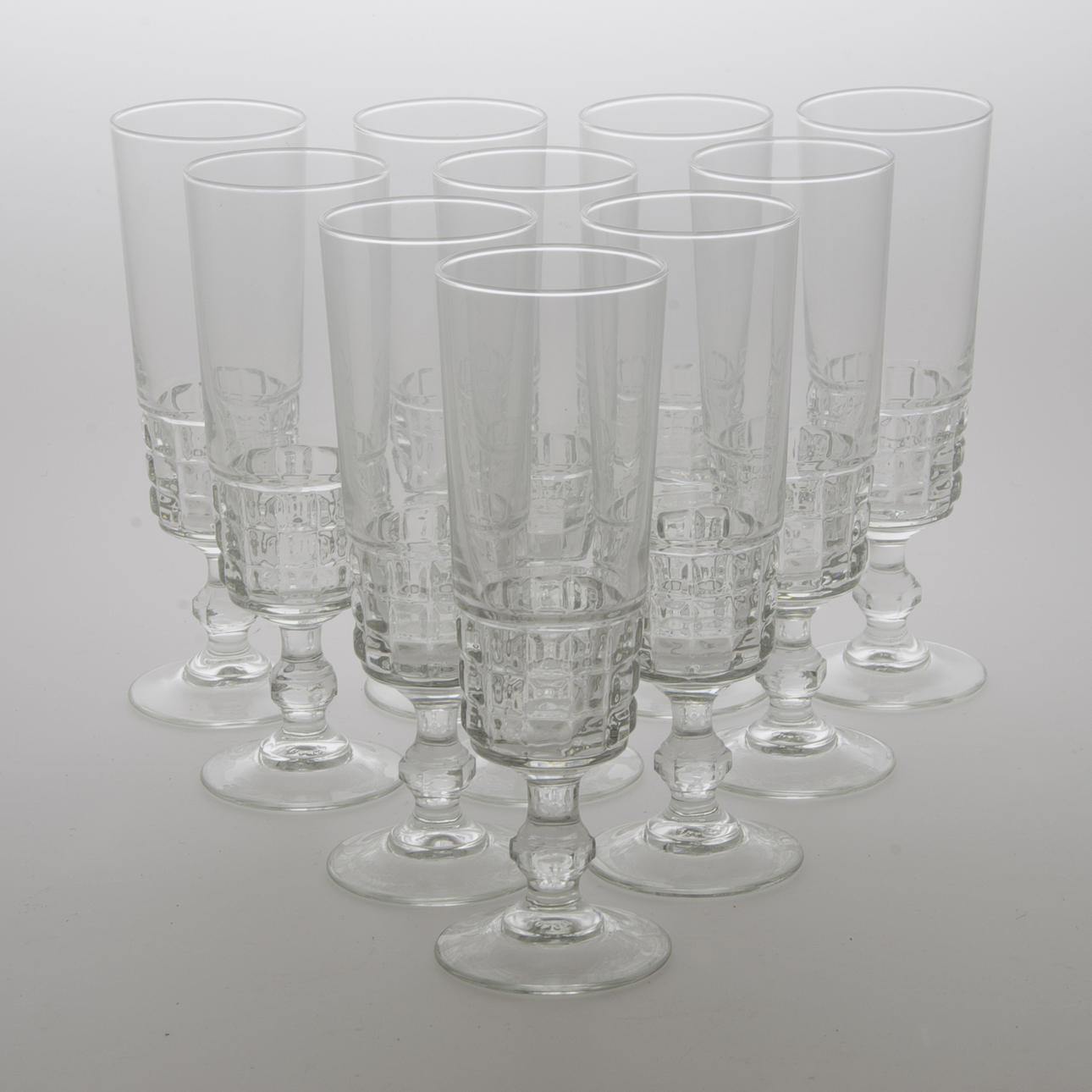 CHAMPAGNEGLAS, 11 stycken.