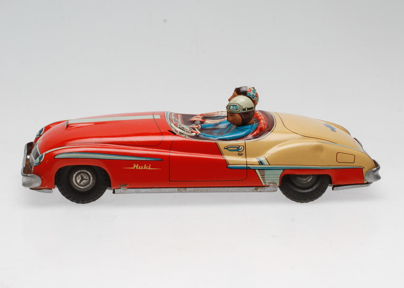 MODELLBIL, plåt, HUKI HKN, Made in western Germany.