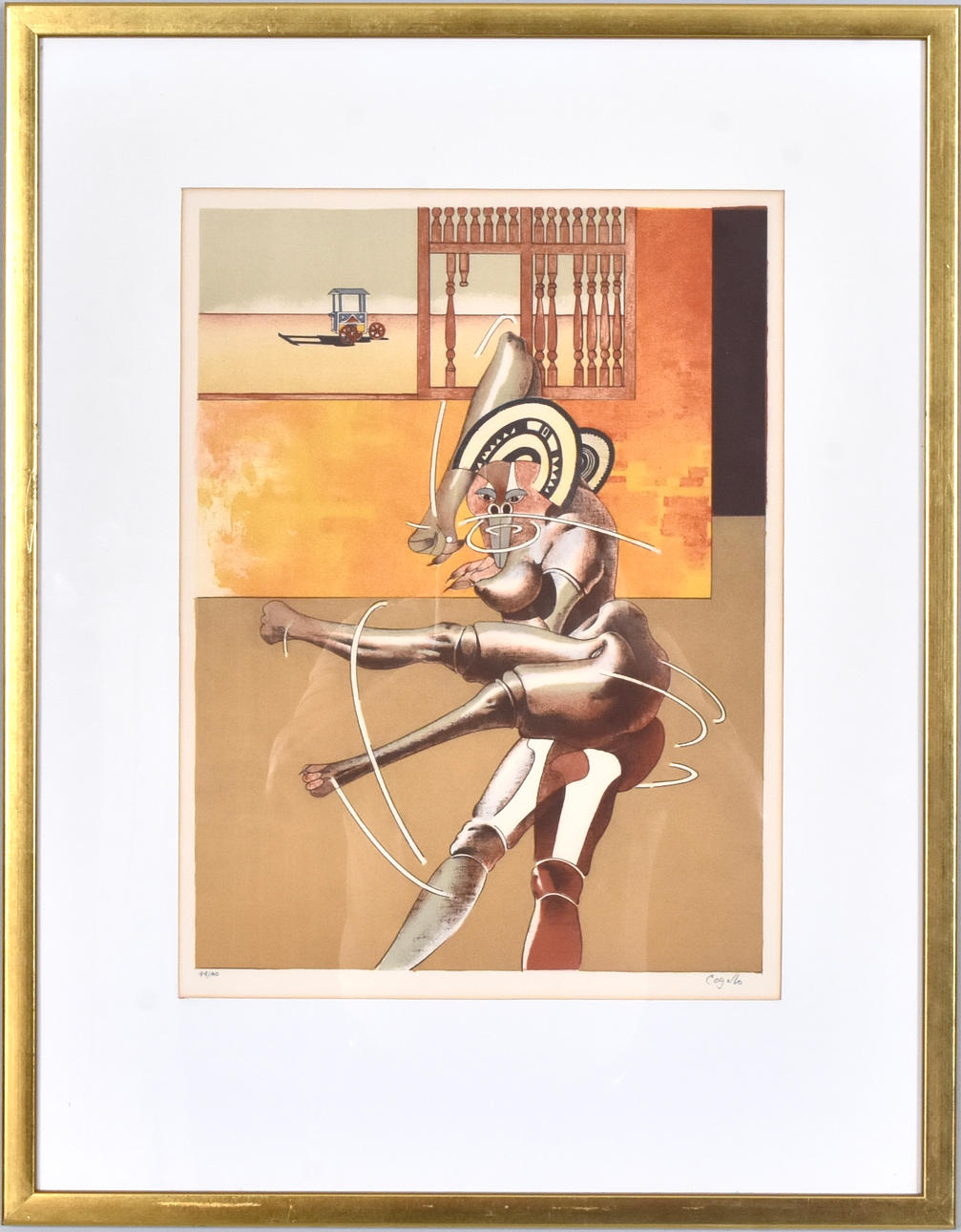 HERIBERTO COGOLLO. Colour lithograph.