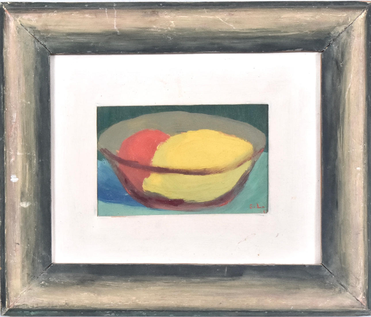 OIDENTIFIERAD KONSTNÄR. Oil on cardboard.
