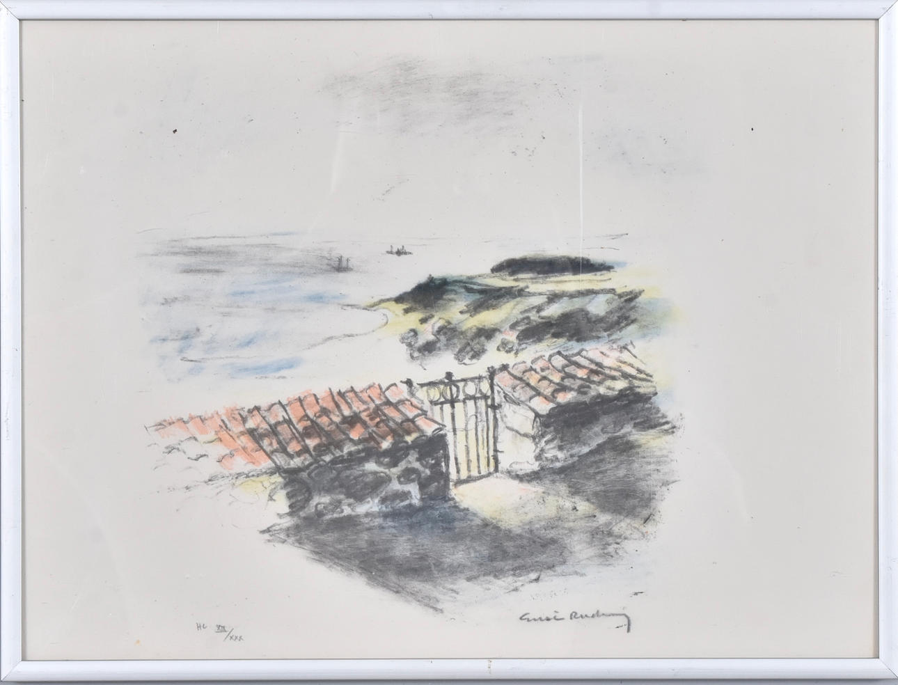 GUSTAV RUDBERG. Colour lithograph.
