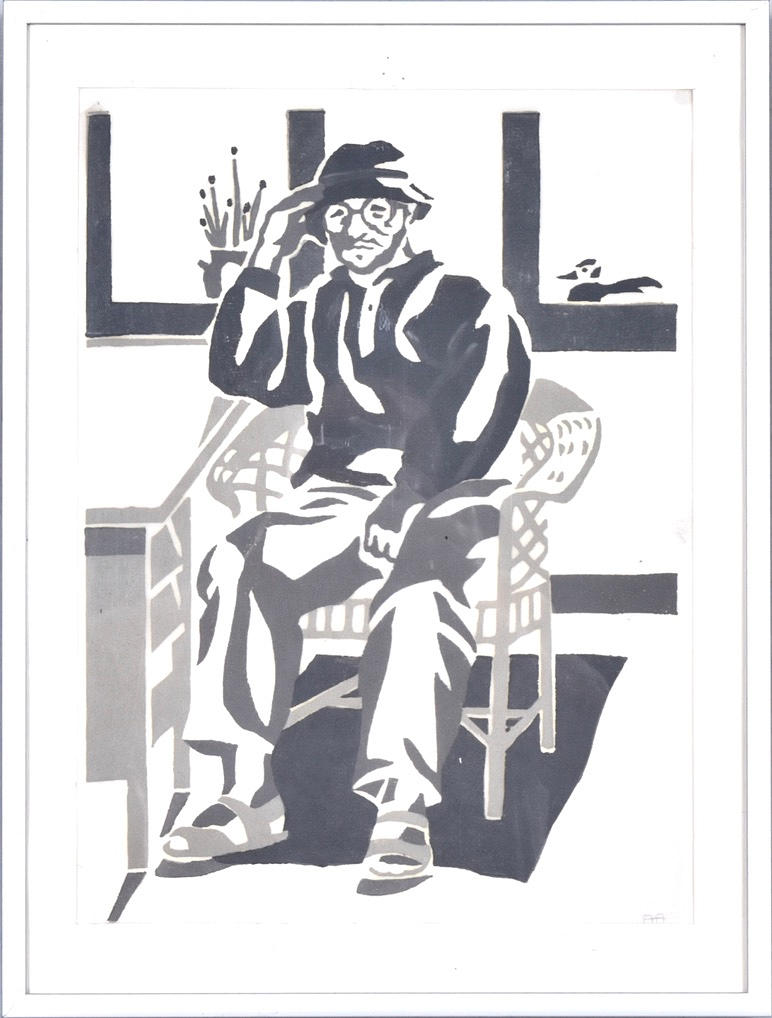 OIDENTIFIERAD KONSTNÄR. Woodcut.