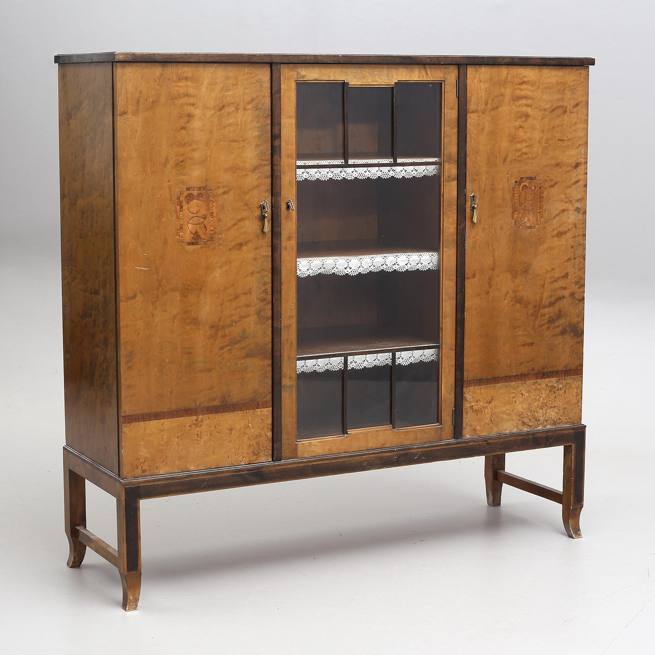 DISPLAY CABINET, 1930s/40s.