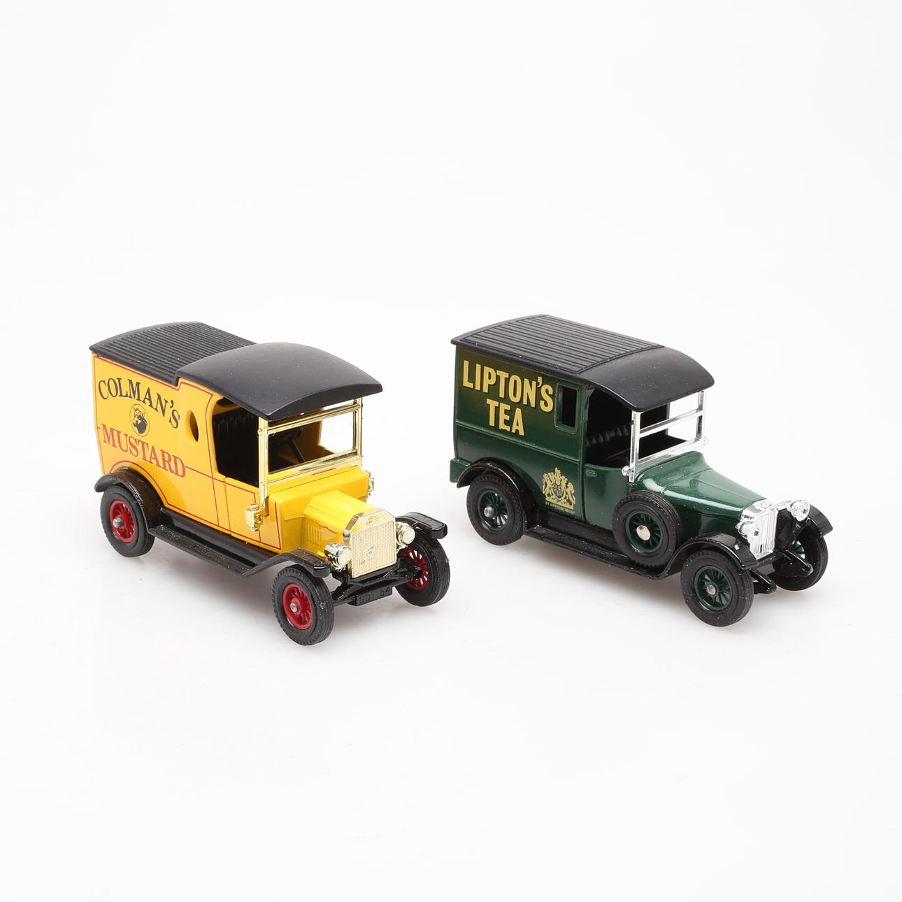 LEKSAKSBILAR, 2 st, "Talbot Van" & "Ford Modell T" Lesney, England.