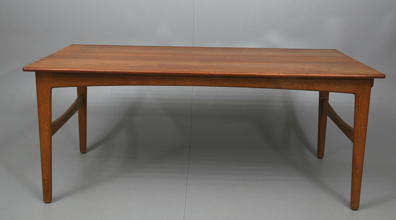 MATBORD, teak, 2 klaffar, Danmark, 1950-tal.