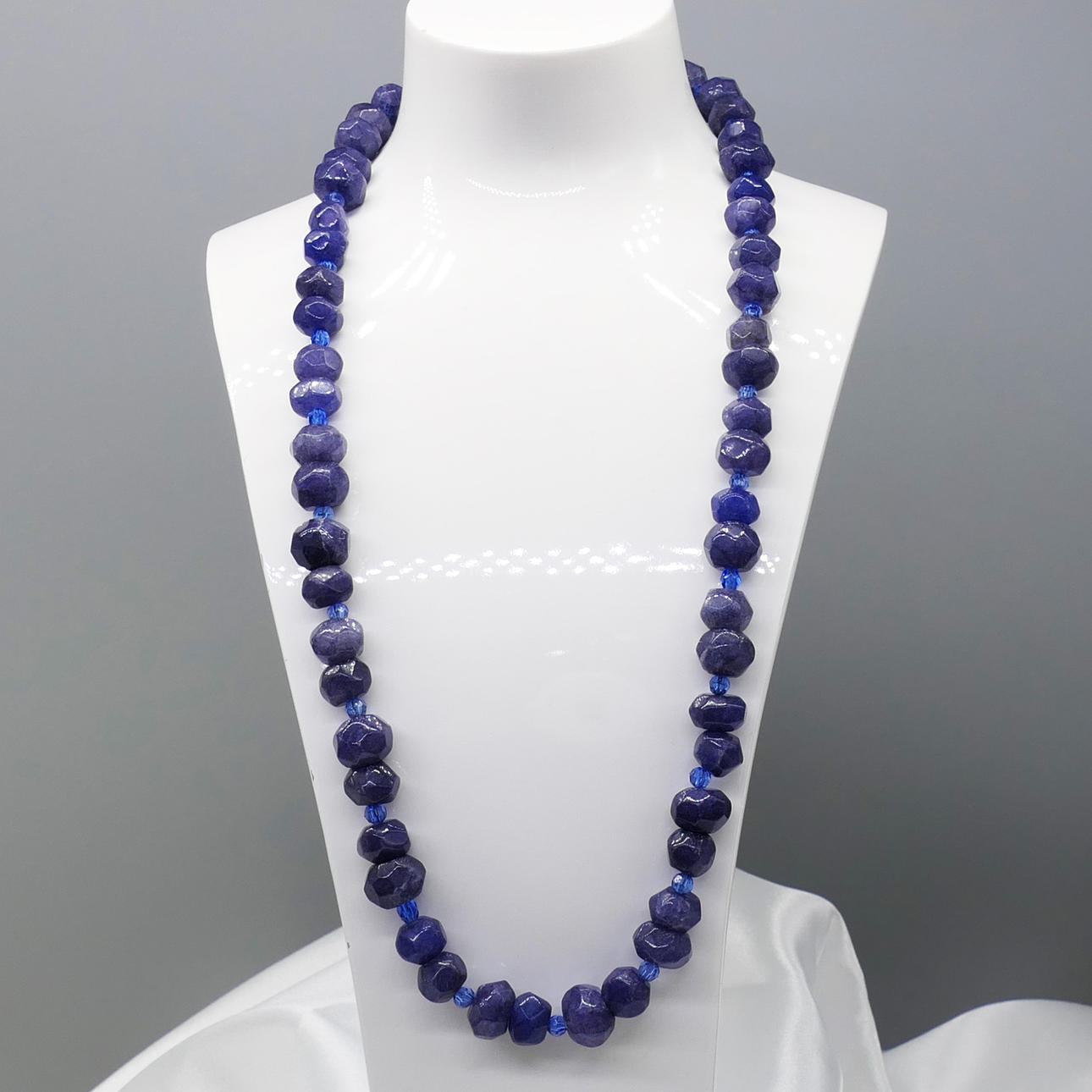 BLUE ONYX necklace.