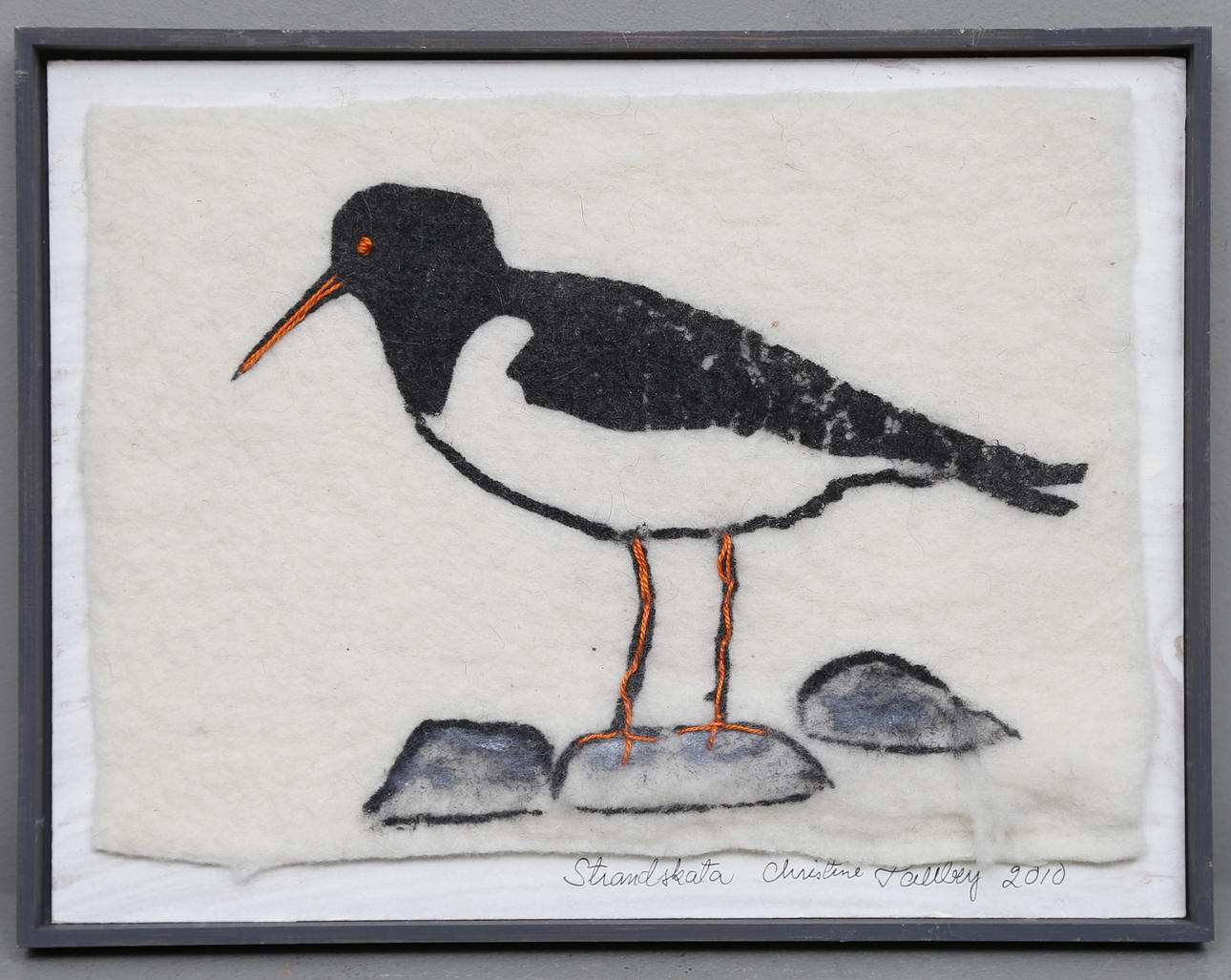 CHRISTINE TALLBERG. "Strandskata". Bonad, signerad och daterad 2010.