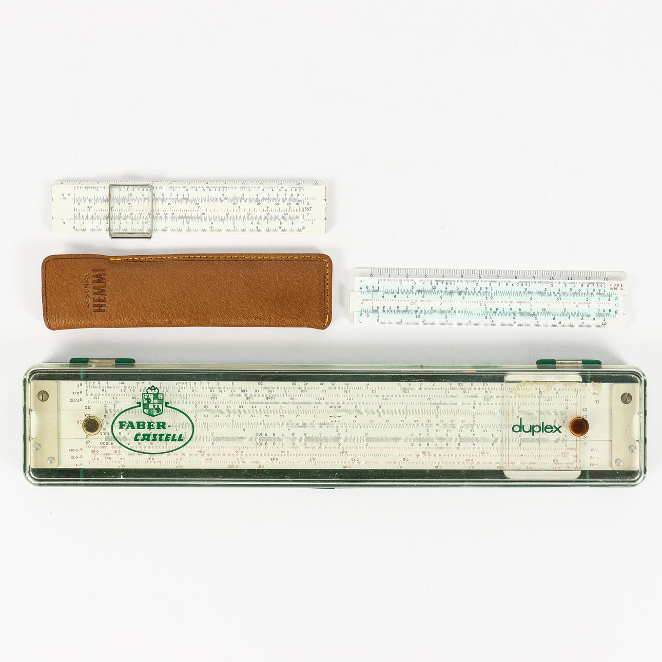 SLIDE RULES 3 pieces.