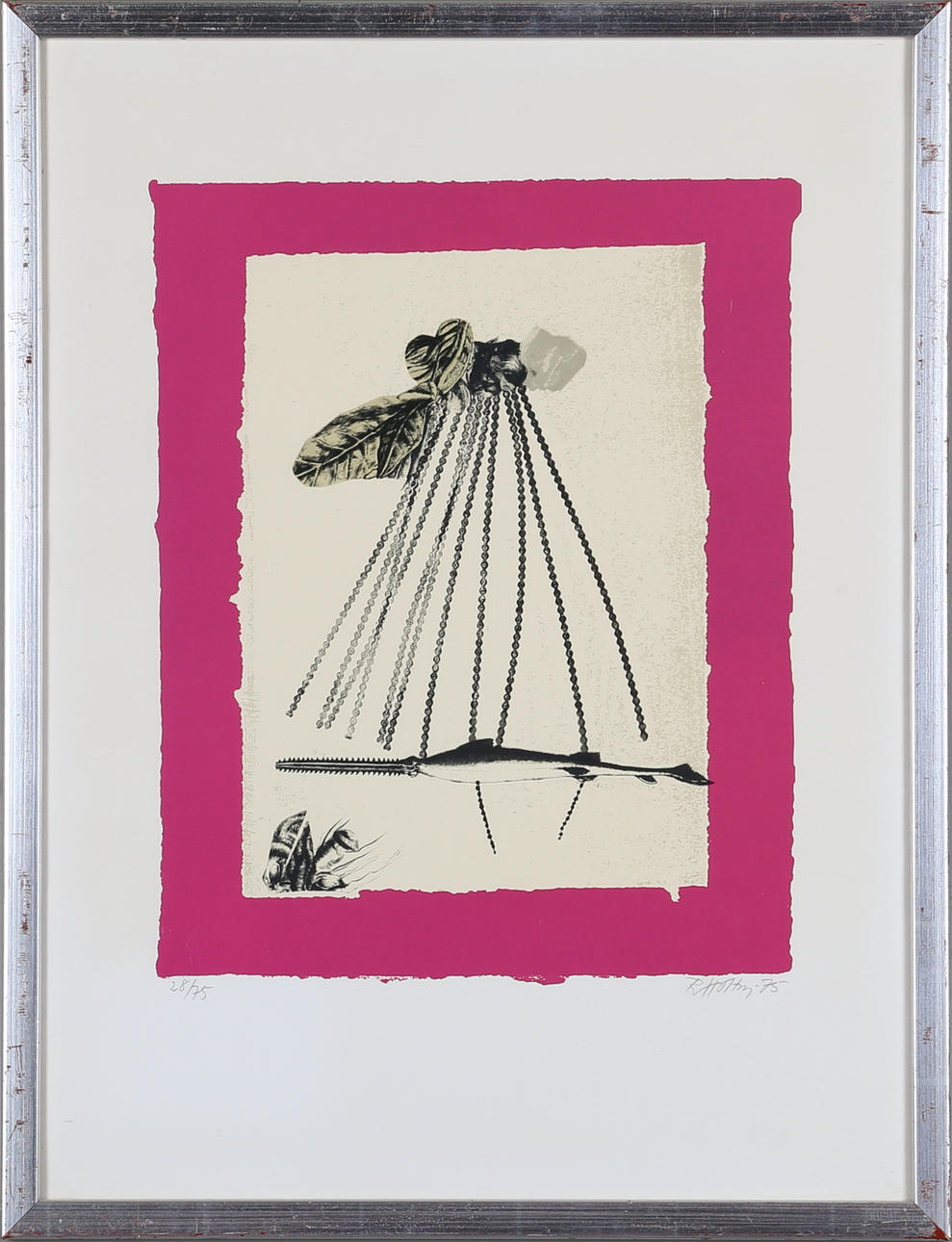 RAGNAR VON HOLTEN. Färglitografi, signerad samt numrerad 28/75.