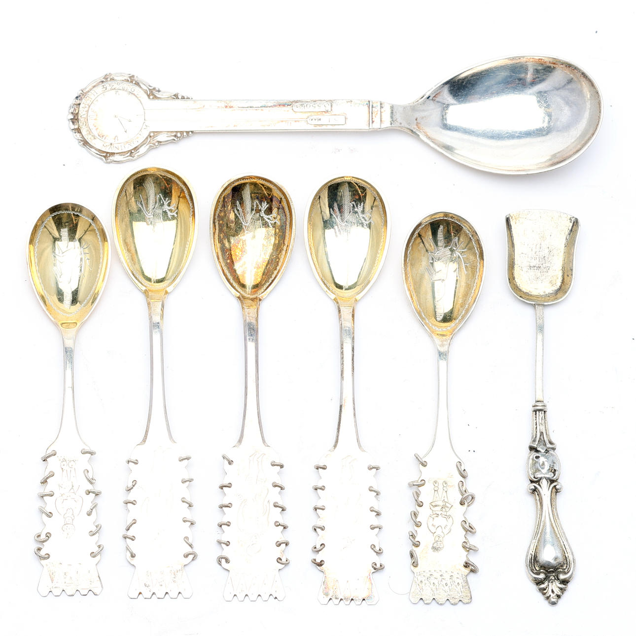 SILVER. Assorted models, 9 pcs.