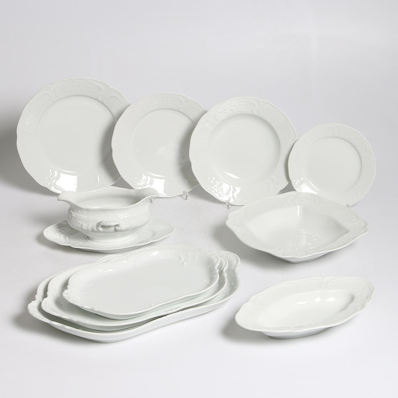 MATSERVIS, 55 delar, porslin, Classic Rose, Rosenthal.