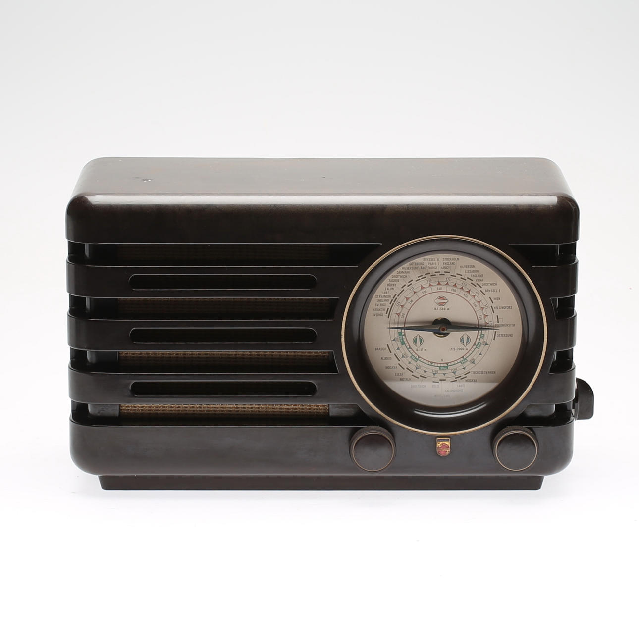 RADIOAPPARAT, bakelit, Philips, 1920-tal.