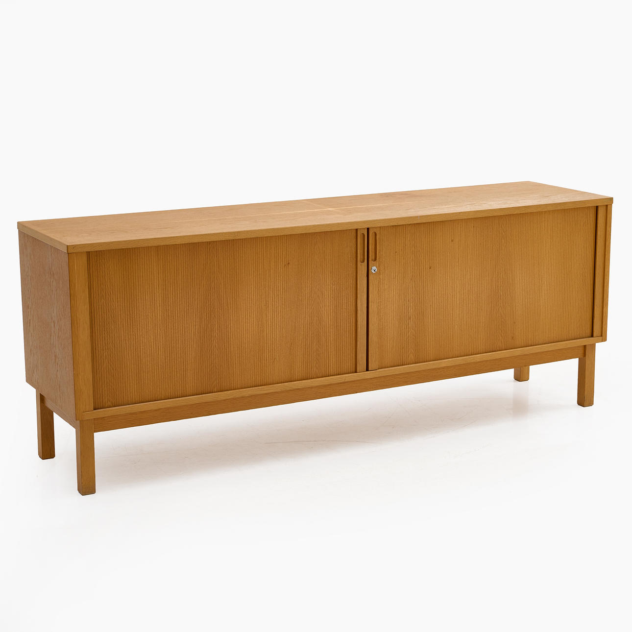 SIDEBOARD, 1960s, sliding doors, oak.