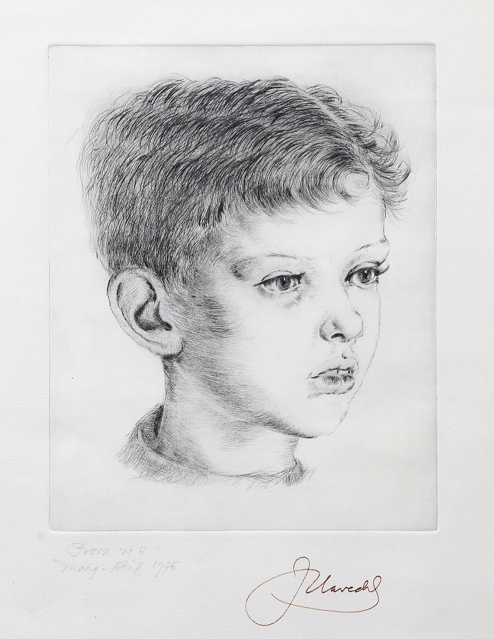 SPANISH SCHOOL, 1976. Boy.