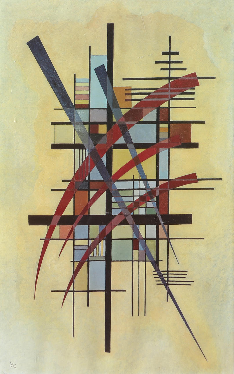 WASSILY KANDINSKY. Komposition, affisch.