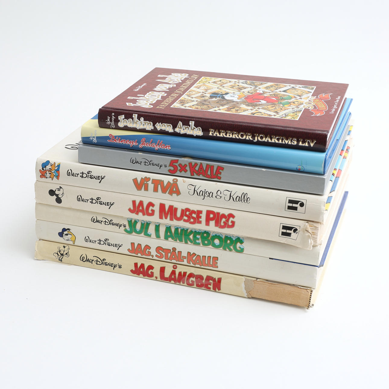 WALT DISNEY. Comic albums, 8 pieces.