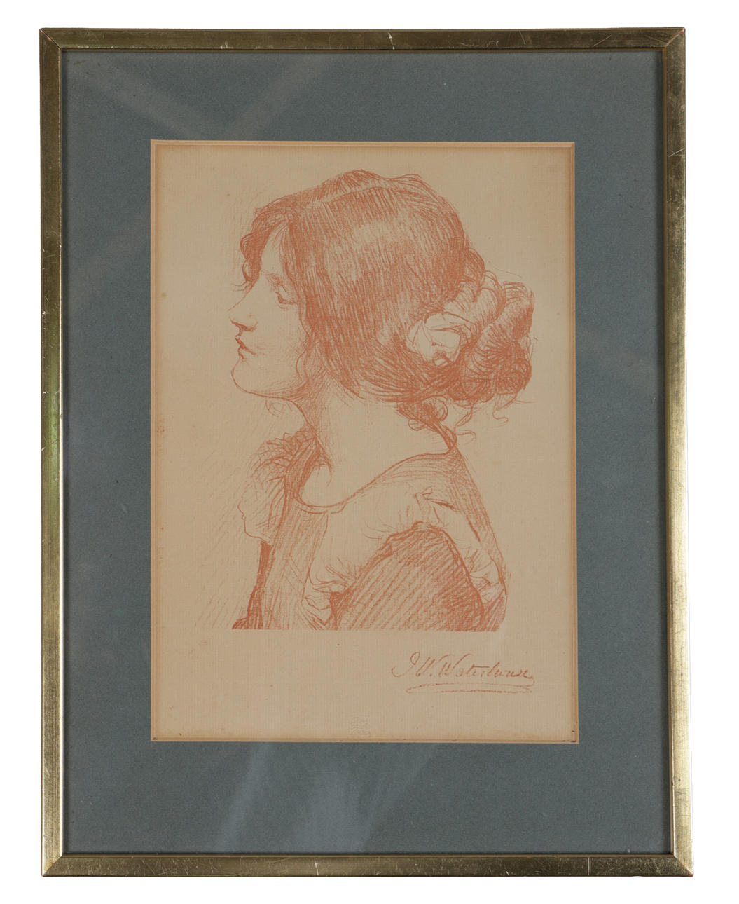 JOHN WILLIAM WATERHOUSE (1849-1917) LITHOGRAPH.
