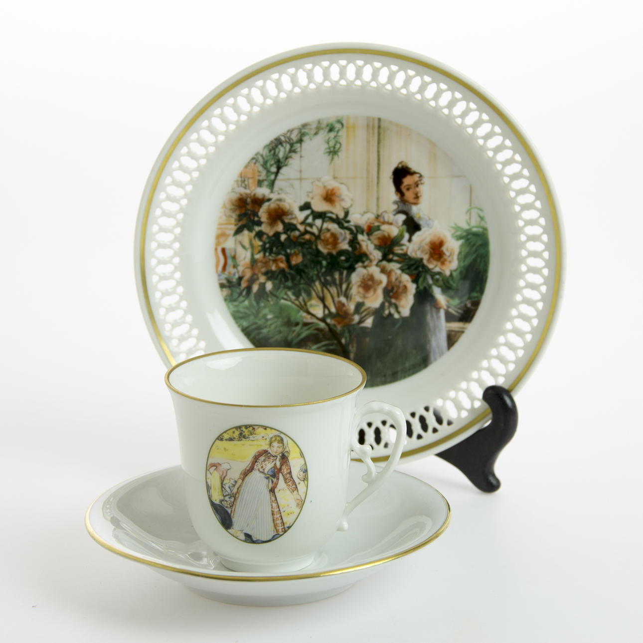 KAFFESERVIS, 18 delar, Carl Larsson-motiv, Bing & Gröndal.