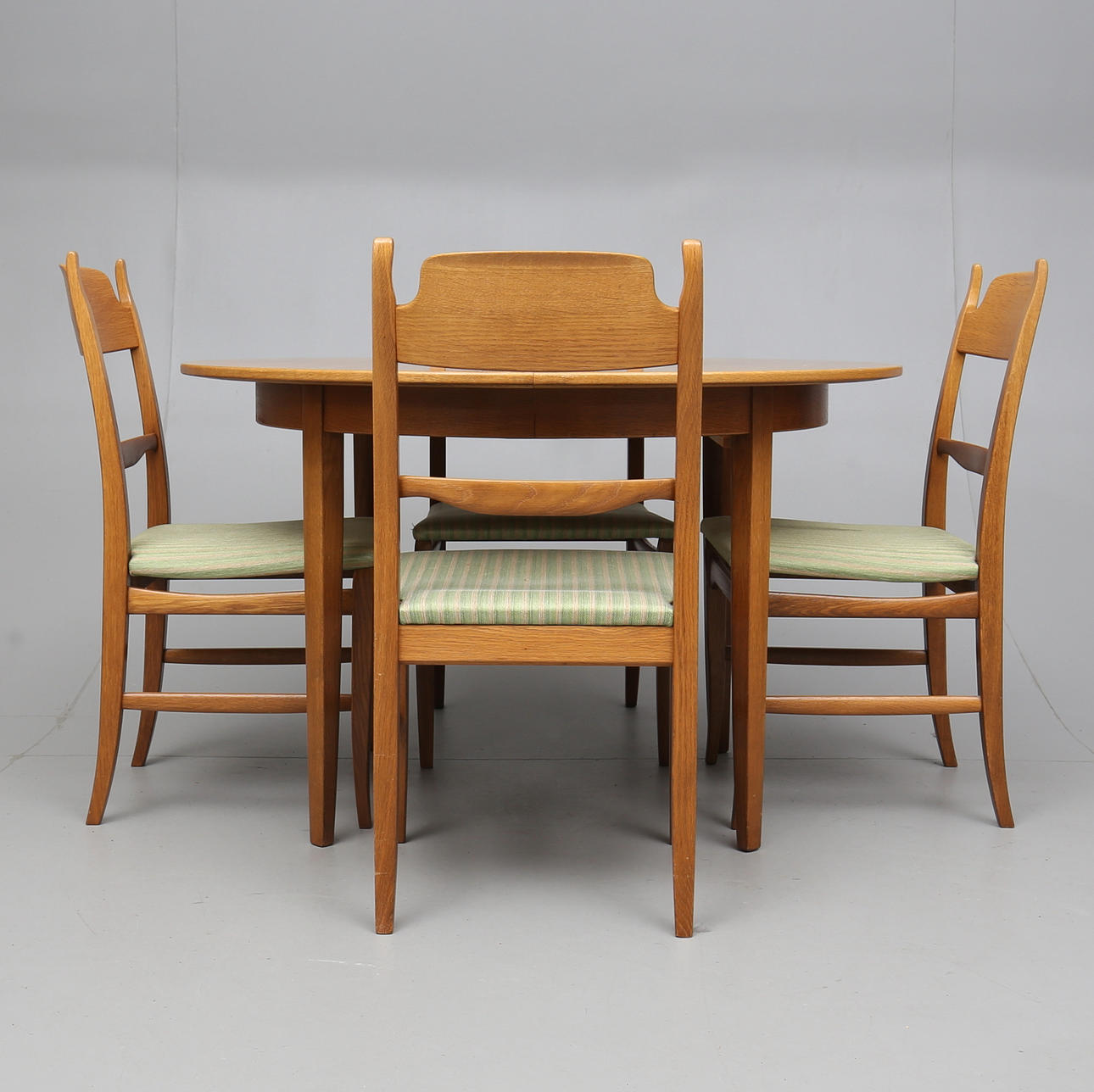 MATGRUPP, 5 delar, "Calmare Nyckel", Carl Malmsten, Åfors Möbelfabrik.