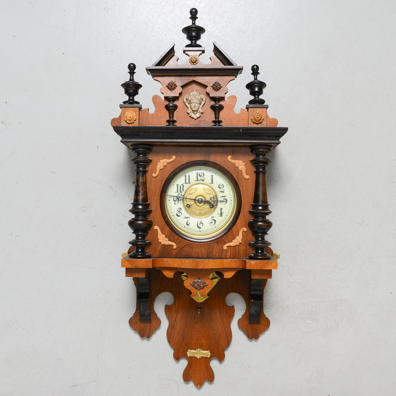 MANOR CLOCK, Junghans, Germany, early 20th century.