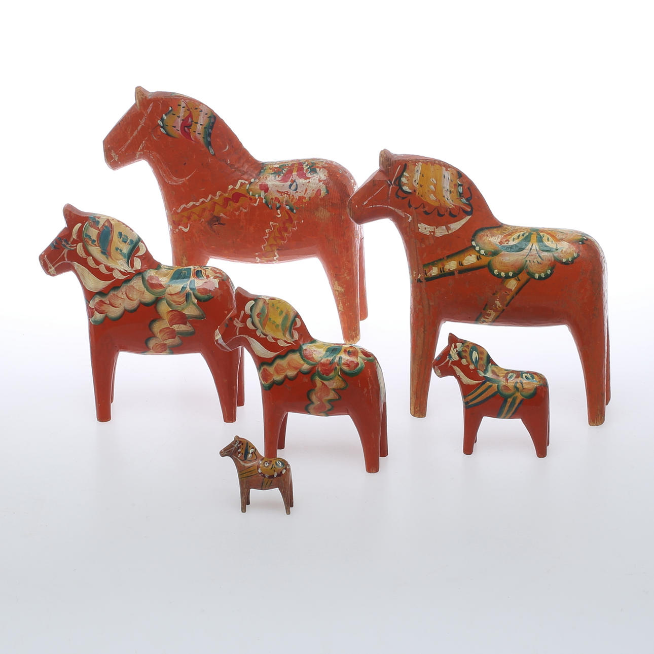 DALAHÄSTAR, 6 st, 1900-tal.