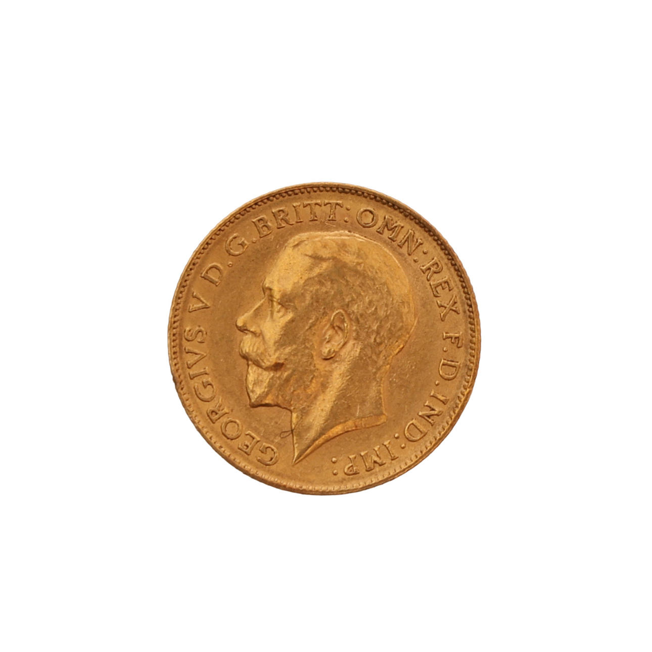GEORGE V HALF SOVEREIGN.